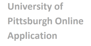 University of Pittsburgh Application form 2023-2024