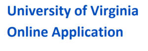 University of Virginia online application dates 2023-2024